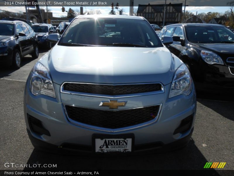 Silver Topaz Metallic / Jet Black 2014 Chevrolet Equinox LT