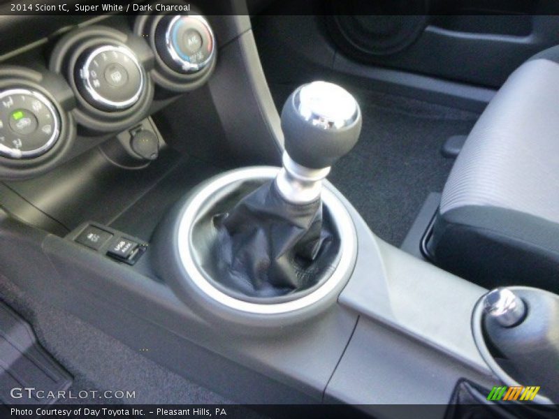 Super White / Dark Charcoal 2014 Scion tC