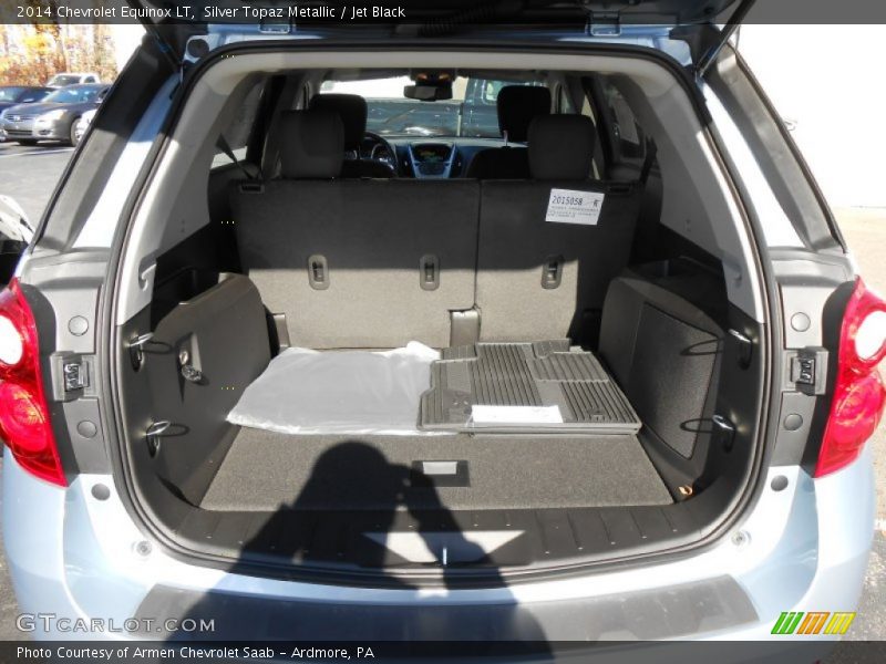 Silver Topaz Metallic / Jet Black 2014 Chevrolet Equinox LT