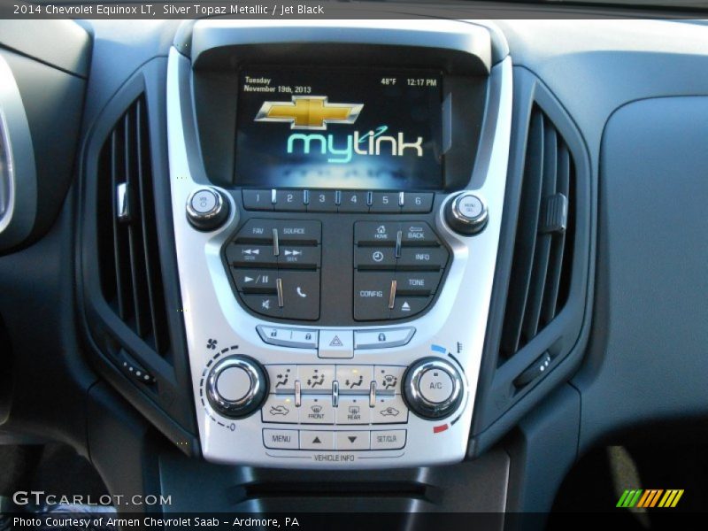 Silver Topaz Metallic / Jet Black 2014 Chevrolet Equinox LT
