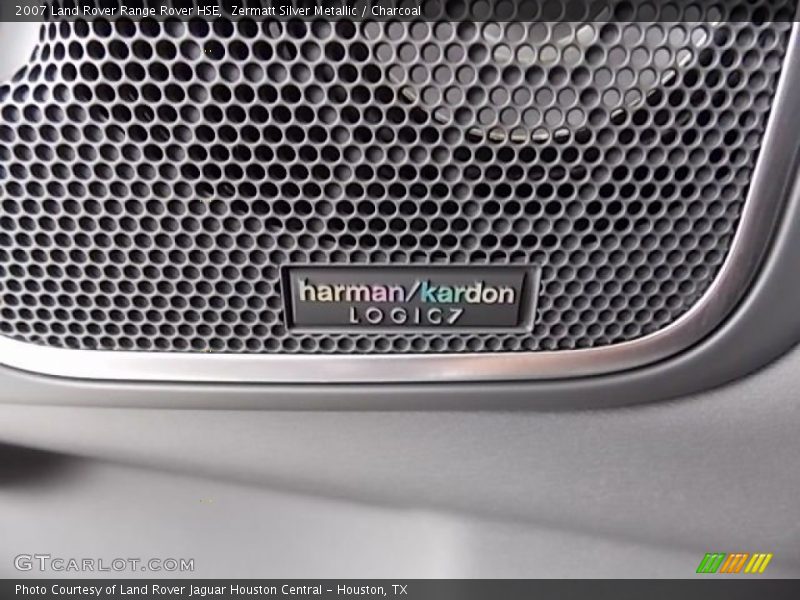 Zermatt Silver Metallic / Charcoal 2007 Land Rover Range Rover HSE