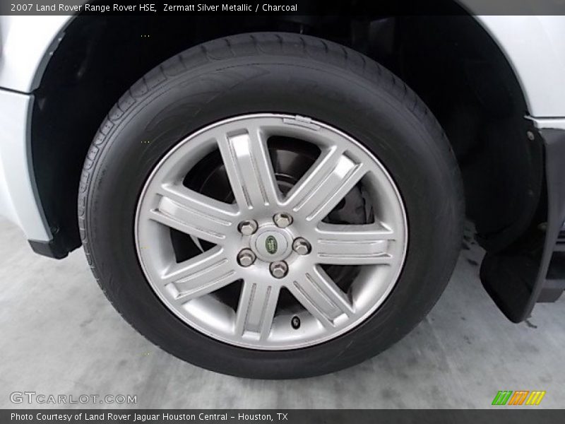 Zermatt Silver Metallic / Charcoal 2007 Land Rover Range Rover HSE
