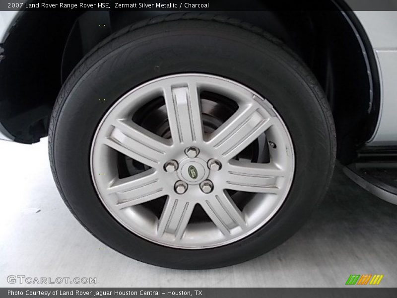 Zermatt Silver Metallic / Charcoal 2007 Land Rover Range Rover HSE