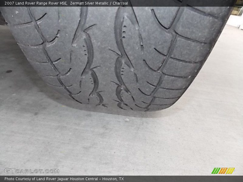 Zermatt Silver Metallic / Charcoal 2007 Land Rover Range Rover HSE