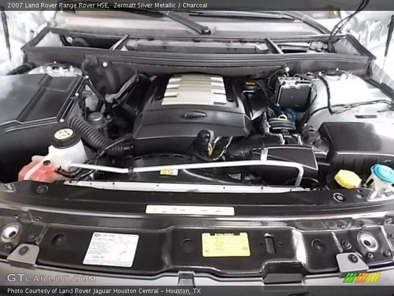 Zermatt Silver Metallic / Charcoal 2007 Land Rover Range Rover HSE
