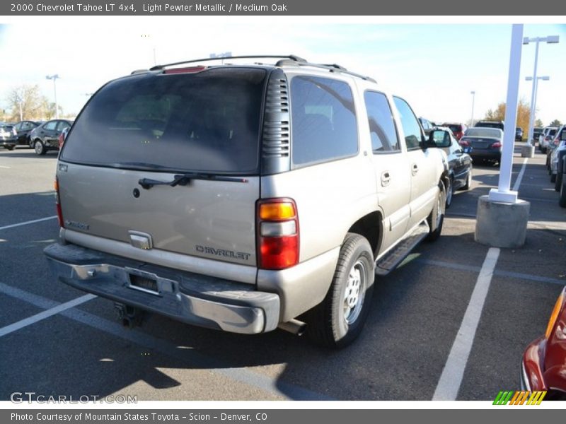 Light Pewter Metallic / Medium Oak 2000 Chevrolet Tahoe LT 4x4