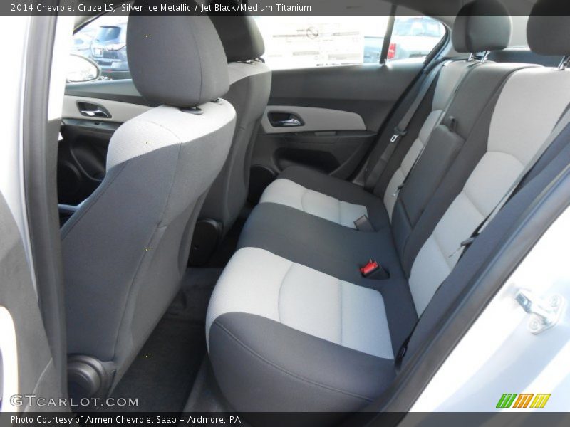 Silver Ice Metallic / Jet Black/Medium Titanium 2014 Chevrolet Cruze LS