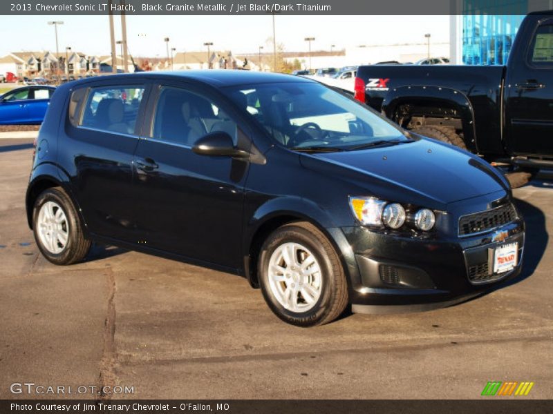 Black Granite Metallic / Jet Black/Dark Titanium 2013 Chevrolet Sonic LT Hatch