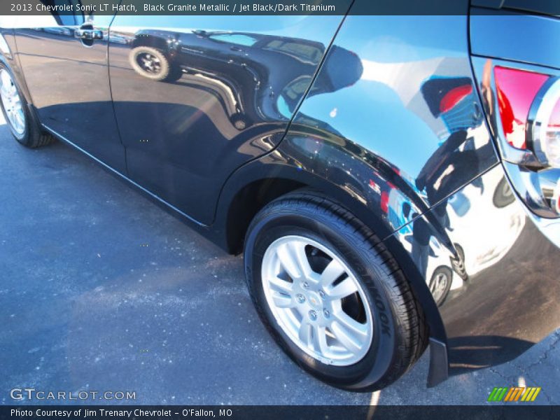 Black Granite Metallic / Jet Black/Dark Titanium 2013 Chevrolet Sonic LT Hatch