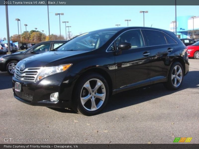 Black / Ivory 2011 Toyota Venza V6 AWD