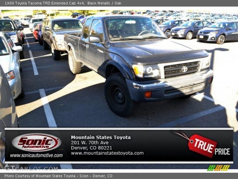Black Metallic / Oak 1999 Toyota Tacoma TRD Extended Cab 4x4