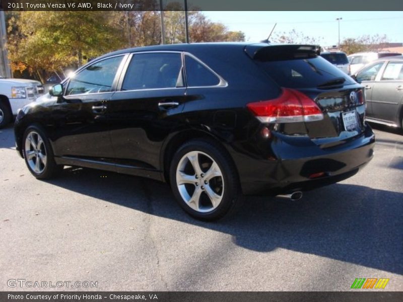 Black / Ivory 2011 Toyota Venza V6 AWD