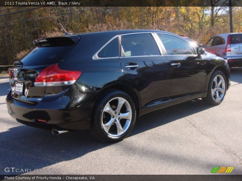Black / Ivory 2011 Toyota Venza V6 AWD