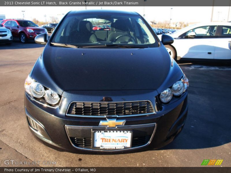 Black Granite Metallic / Jet Black/Dark Titanium 2013 Chevrolet Sonic LT Hatch