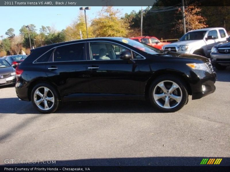 Black / Ivory 2011 Toyota Venza V6 AWD