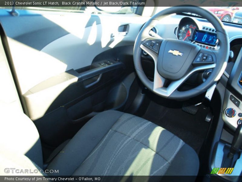 Black Granite Metallic / Jet Black/Dark Titanium 2013 Chevrolet Sonic LT Hatch