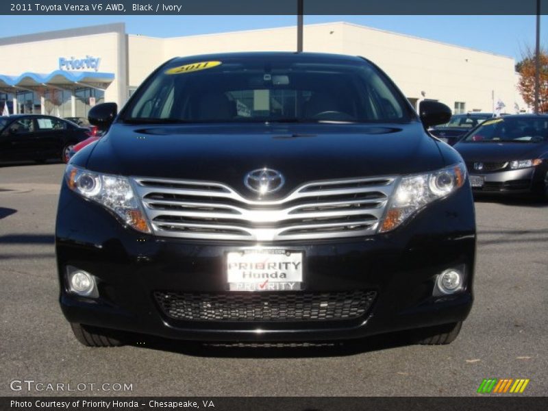 Black / Ivory 2011 Toyota Venza V6 AWD