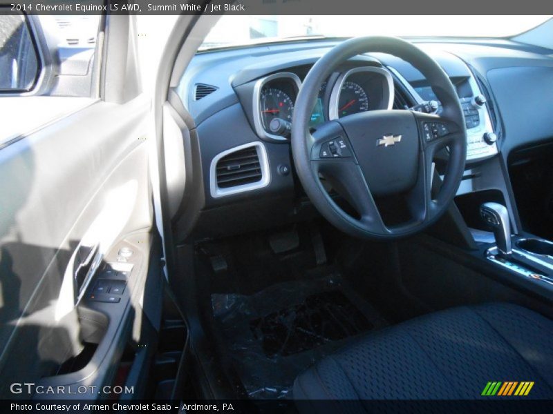 Summit White / Jet Black 2014 Chevrolet Equinox LS AWD