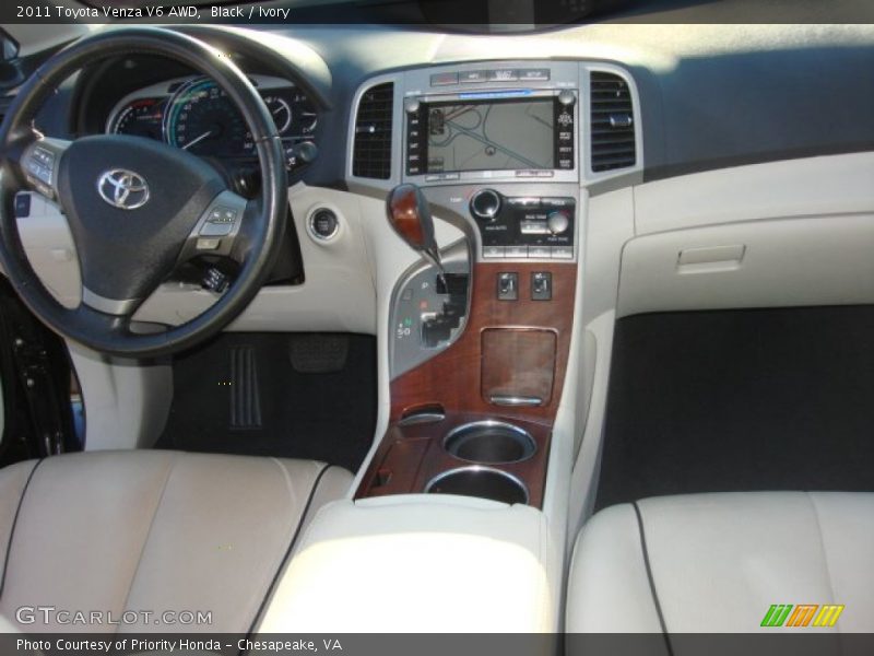 Black / Ivory 2011 Toyota Venza V6 AWD