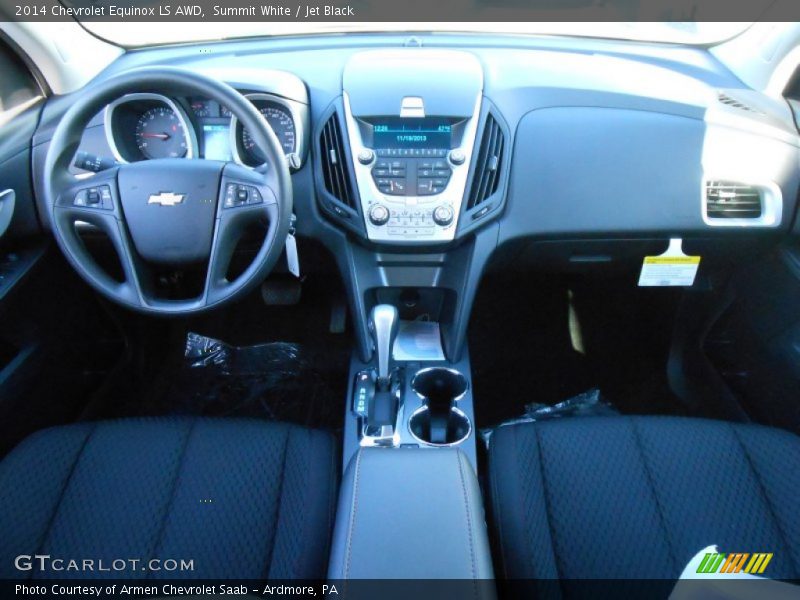 Summit White / Jet Black 2014 Chevrolet Equinox LS AWD