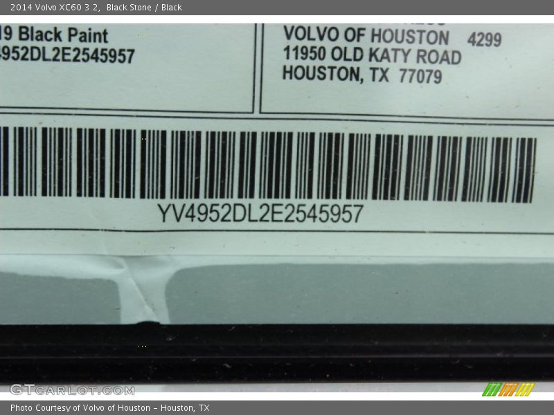 Black Stone / Black 2014 Volvo XC60 3.2