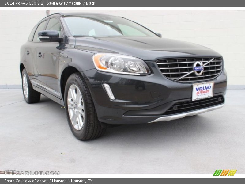 Saville Grey Metallic / Black 2014 Volvo XC60 3.2
