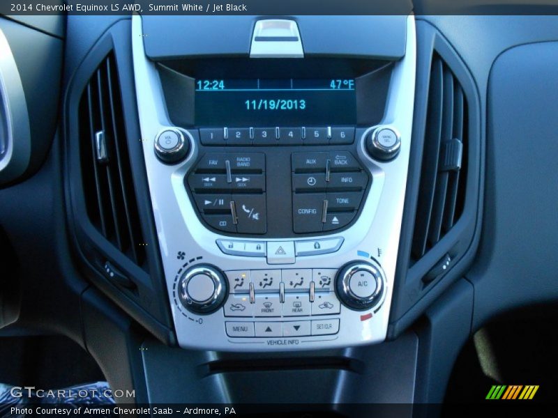 Summit White / Jet Black 2014 Chevrolet Equinox LS AWD