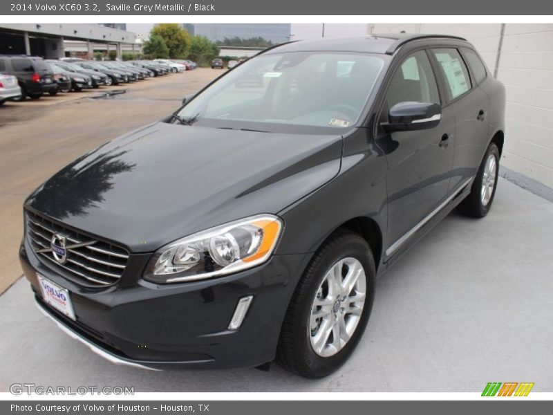 Saville Grey Metallic / Black 2014 Volvo XC60 3.2