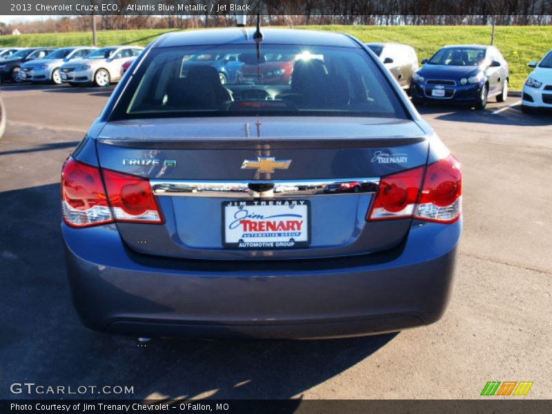 Atlantis Blue Metallic / Jet Black 2013 Chevrolet Cruze ECO
