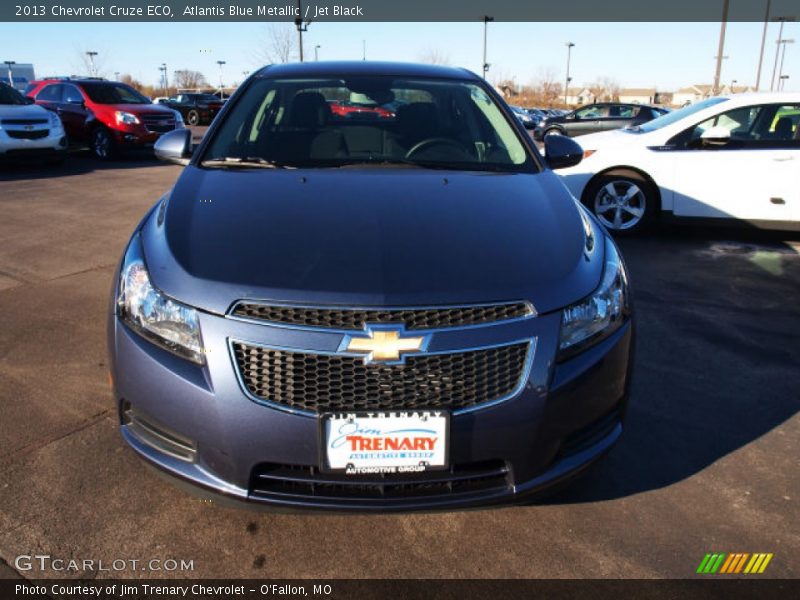 Atlantis Blue Metallic / Jet Black 2013 Chevrolet Cruze ECO