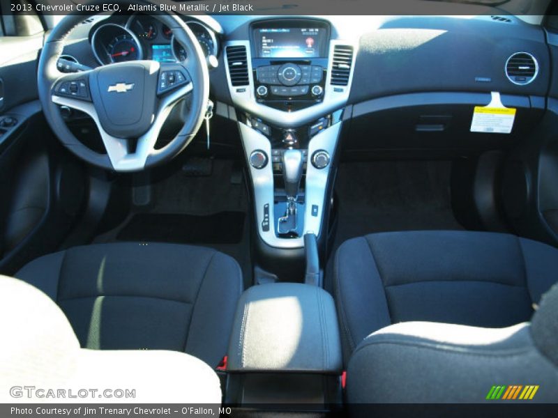 Atlantis Blue Metallic / Jet Black 2013 Chevrolet Cruze ECO
