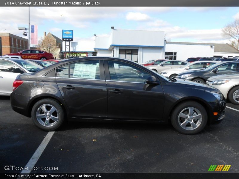 Tungsten Metallic / Jet Black 2014 Chevrolet Cruze LT