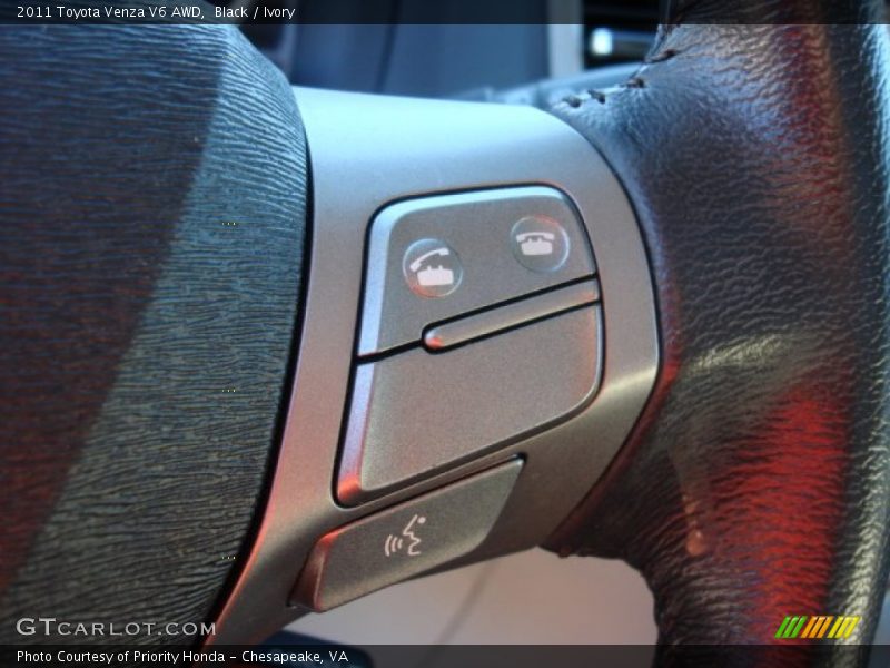 Black / Ivory 2011 Toyota Venza V6 AWD