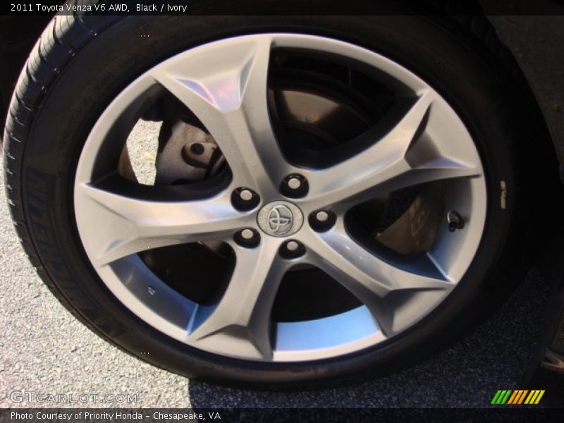 Black / Ivory 2011 Toyota Venza V6 AWD