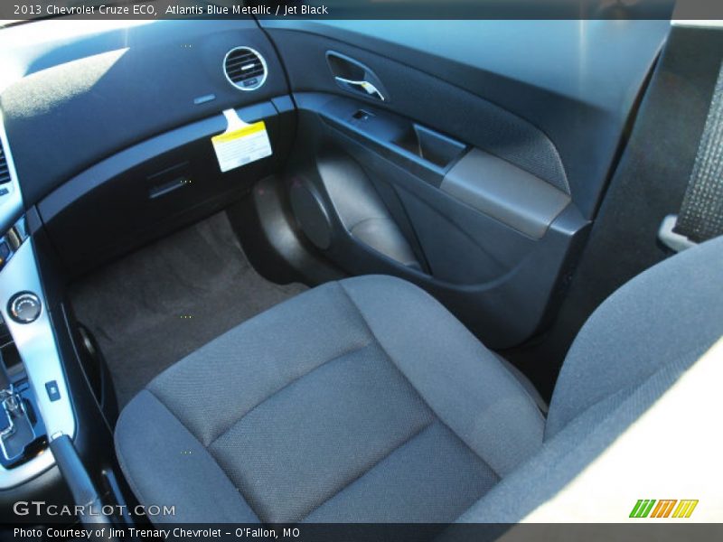 Atlantis Blue Metallic / Jet Black 2013 Chevrolet Cruze ECO