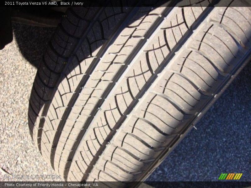 Black / Ivory 2011 Toyota Venza V6 AWD