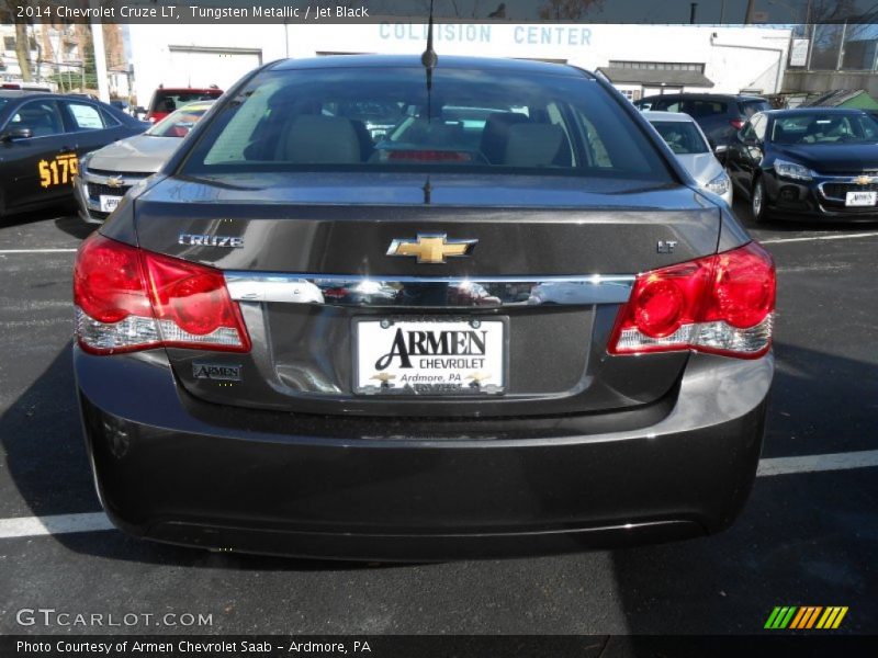 Tungsten Metallic / Jet Black 2014 Chevrolet Cruze LT