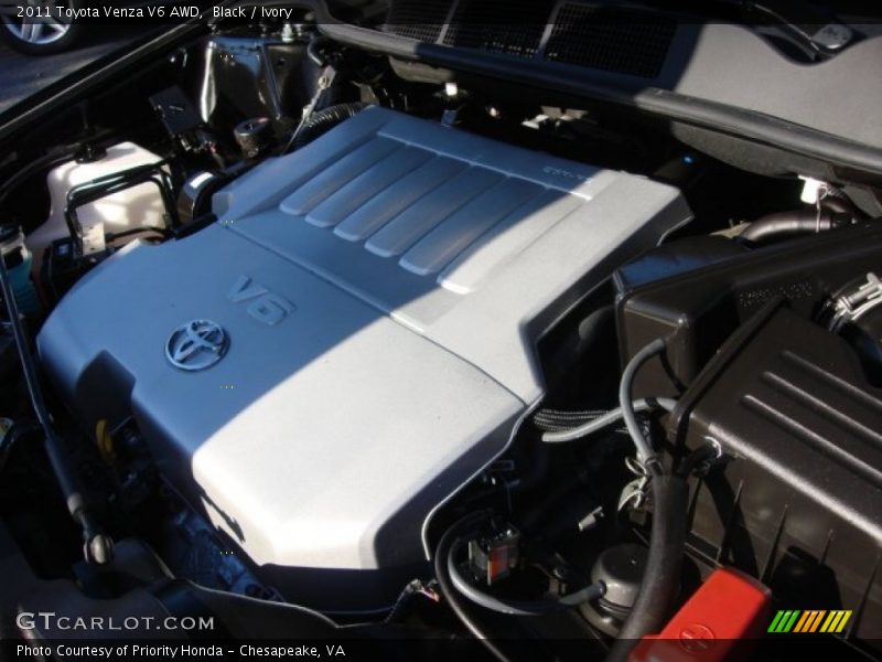 Black / Ivory 2011 Toyota Venza V6 AWD