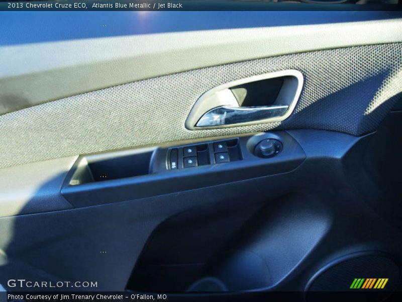 Atlantis Blue Metallic / Jet Black 2013 Chevrolet Cruze ECO