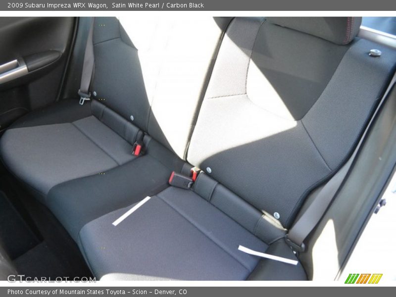 Satin White Pearl / Carbon Black 2009 Subaru Impreza WRX Wagon