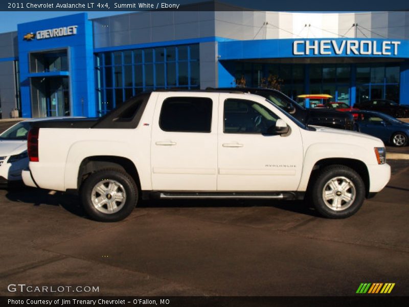 Summit White / Ebony 2011 Chevrolet Avalanche LT 4x4
