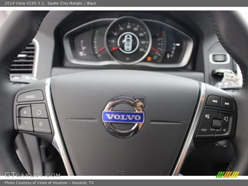 Saville Grey Metallic / Black 2014 Volvo XC60 3.2