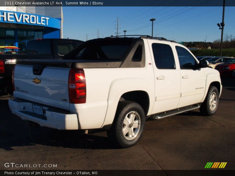 Summit White / Ebony 2011 Chevrolet Avalanche LT 4x4