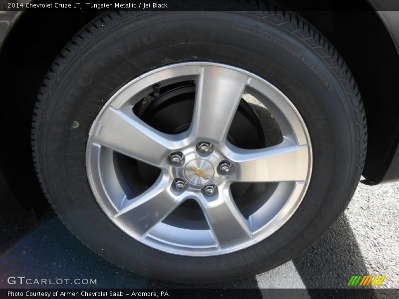 Tungsten Metallic / Jet Black 2014 Chevrolet Cruze LT