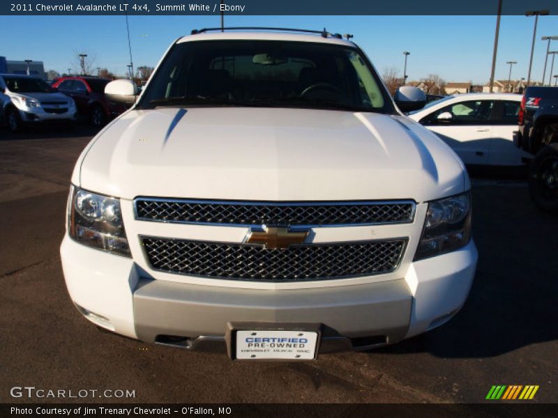 Summit White / Ebony 2011 Chevrolet Avalanche LT 4x4