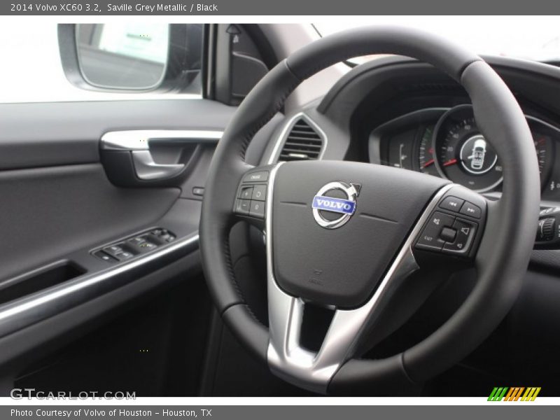Saville Grey Metallic / Black 2014 Volvo XC60 3.2