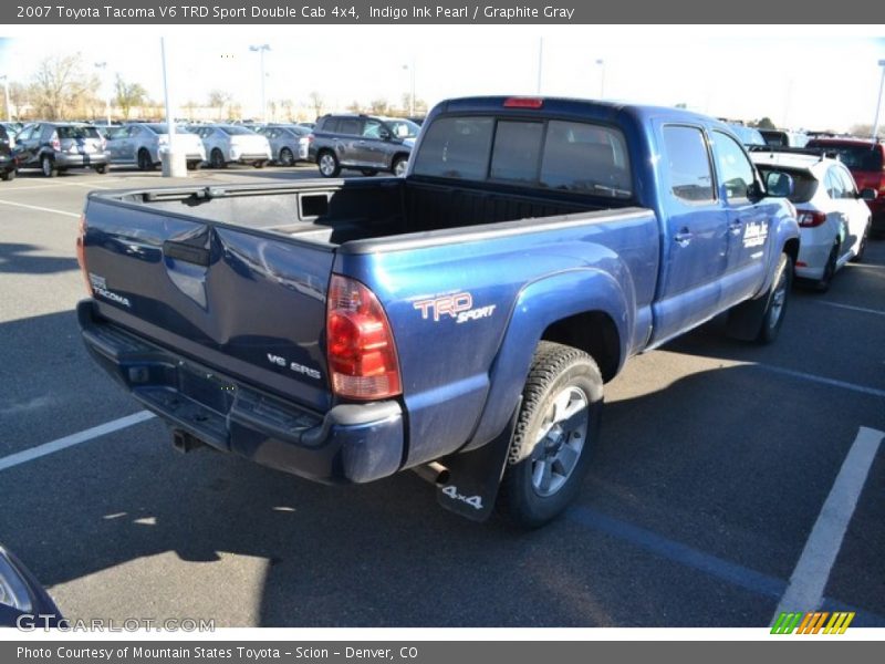 Indigo Ink Pearl / Graphite Gray 2007 Toyota Tacoma V6 TRD Sport Double Cab 4x4