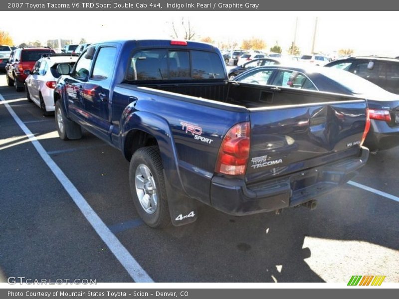 Indigo Ink Pearl / Graphite Gray 2007 Toyota Tacoma V6 TRD Sport Double Cab 4x4