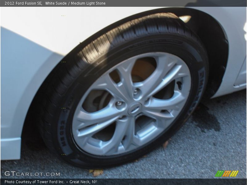 White Suede / Medium Light Stone 2012 Ford Fusion SE