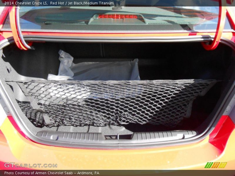 Red Hot / Jet Black/Medium Titanium 2014 Chevrolet Cruze LS
